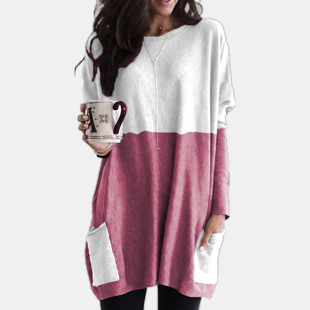 White Pink Colorblock
