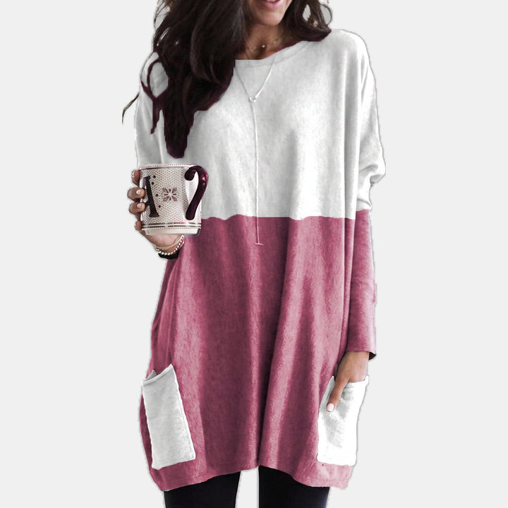 White Pink Colorblock