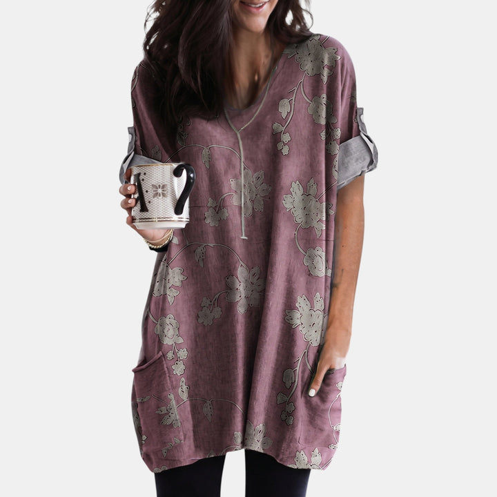 Purple Floral Print