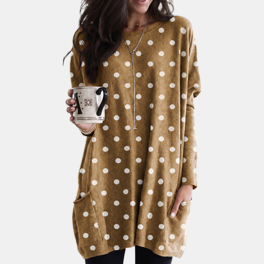 Tan Polka Dot