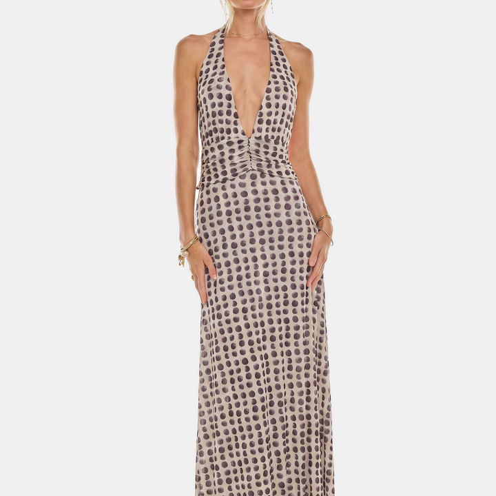 Beige Polka Dot