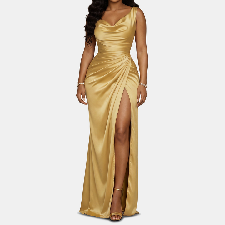 Pale Yellow Satin